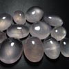 13x18 - 20x25 mm - Oval Trully Bautifull High Quality Brazilian - Natural Rose Quartz - Cabochon Nice Clean and Nice Pink colour approx - 13 pcs